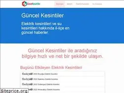 Sites similar to guncelkesintiler.com