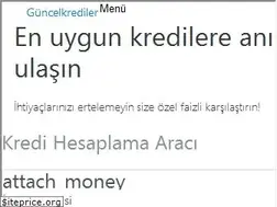 Sites similar to guncelkrediler.com