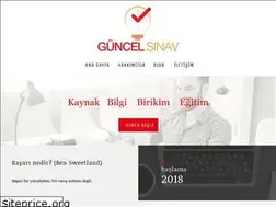 Sites similar to guncelsinav.com