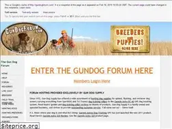 Sites similar to gundogforum.com