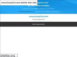 Sites similar to guneytur.com