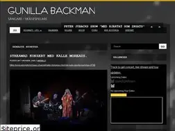 Sites similar to gunillabackman.com