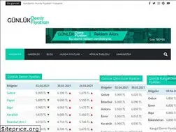 Sites similar to gunlukdemirfiyatlari.net