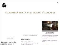 Sites similar to gunnarekelof.se
