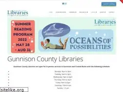 Sites similar to gunnisoncountylibraries.org