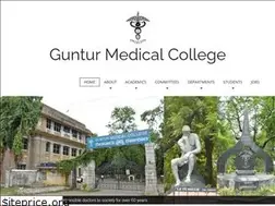 Sites similar to gunturmedicalcollege.edu.in