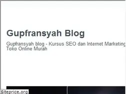 Sites similar to gupfransyah.blogspot.com