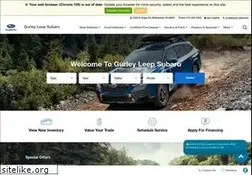 Sites similar to gurleyleepsubaru.com
