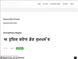 Sites similar to gurmukhifonts.com