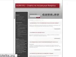 Sites similar to gurr.ru