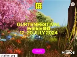Sites similar to gurtenfestival.ch