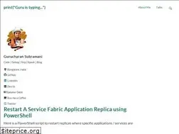 Sites similar to gurucharan.in
