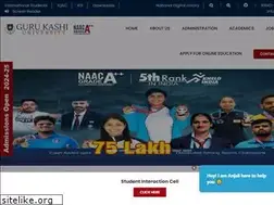 Sites similar to gurukashiuniversity.in