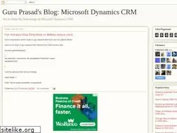 Sites similar to guruprasadcrm.blogspot.com