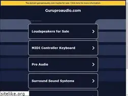 Sites similar to guruproaudio.com