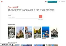 Sites similar to guruwalk.com