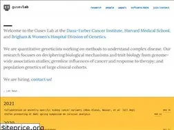 Sites similar to gusevlab.org