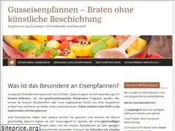 Sites similar to gusseisenpfanneninfo.de
