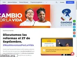 Sites similar to gustavopetro.co