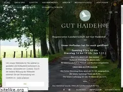 Sites similar to gut-haidehof.de