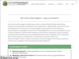 Sites similar to gute-luftfeuchtigkeit.de