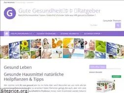 Sites similar to gutegesundheit.net