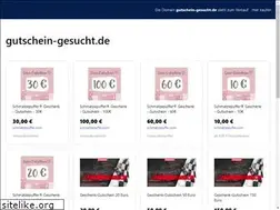Sites similar to gutschein-gesucht.de