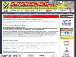Sites similar to gutschein-gigant.de