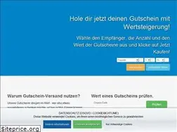 Sites similar to gutschein-versand.de