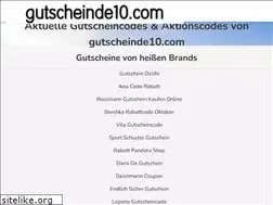 Sites similar to gutscheinde10.com