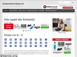 Sites similar to gutscheine-oase.ch