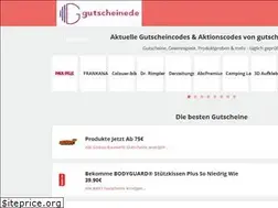 Sites similar to gutscheinede.org