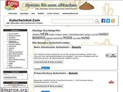 Sites similar to gutscheinkot.com