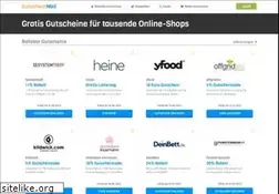 Sites similar to gutscheinmail.de
