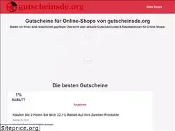 Sites similar to gutscheinsde.org