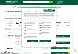 Sites similar to gutscheintabelle.de