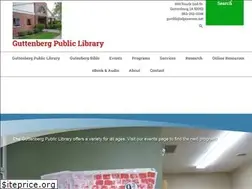 Sites similar to guttenberg.lib.ia.us