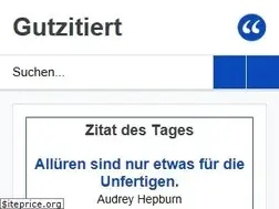 Sites similar to gutzitiert.de