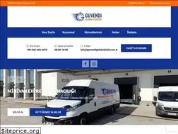 Sites similar to guvendigloballojistik.com.tr