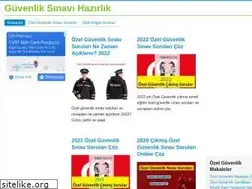 Sites similar to guvenliksinavihazirlik.com
