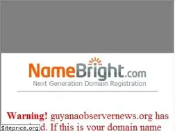 Sites similar to guyanaobservernews.org