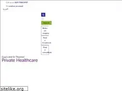 Sites similar to guysandstthomasprivatehealthcare.co.uk
