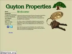 Sites similar to guytonproperties.com