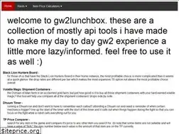 Sites similar to gw2lunchbox.com