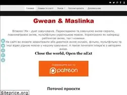 Sites similar to gwean-maslinka.kiev.ua