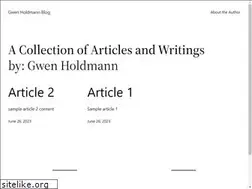 Sites similar to gwenholdmann.com