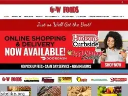 Sites similar to gwfoodsinc.com