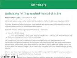 Sites similar to gwhois.org