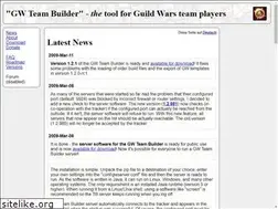 Sites similar to gwteambuilder.de