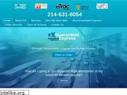 Sites similar to gxcourier.com